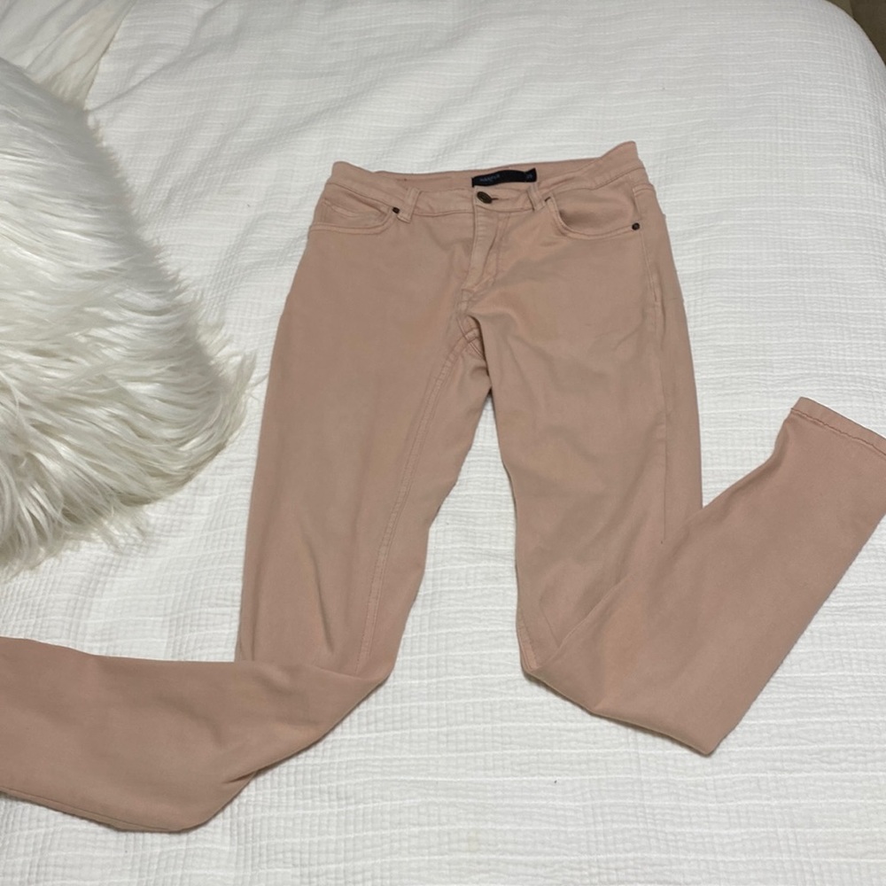 Harper super skinny Dusty peach colored jeans size 25